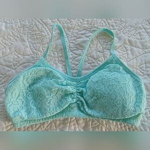 Fruit of the Loom Lace Bralette in Light Blue